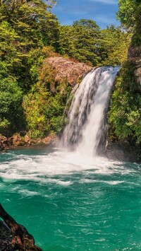 Tawhai Falls w Parku Narodowym Tongariro
