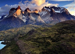 Góry, Del Paine, Patagonia